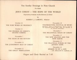 First Presbyterian Church Ephemera