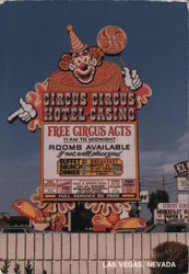 Circus Circus Hotel / Casino Large Format Postcard