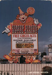 Circus Circus Hotel / Casino Las Vegas, NV Large Format Postcard Large Format Postcard Large Format Postcard