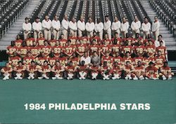 1984 Philadelphia Stars - Veterans Stadium Large Format Postcard