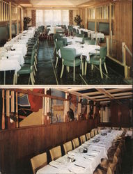 Al Schact's Upper Grandstand Restaurant and private dining room Brooklyn, NY Large Format Postcard Large Format Postcard Large Format Postcard