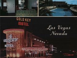 Gold Key Motel Las Vegas, NV Large Format Postcard Large Format Postcard Large Format Postcard