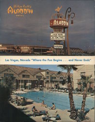 Milton Prell's Aladdin Hotel Large Format Postcard