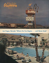 Milton Prell's Aladdin Hotel Las Vegas, NV Large Format Postcard Large Format Postcard Large Format Postcard