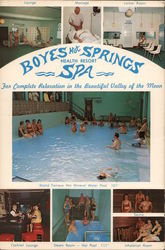 Boyes Hot Springs Health Resort & Spa Large Format Postcard