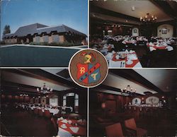 Round Table Restaurant Large Format Postcard