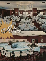 Alioto's Dining Room and Cocktail Lounge Large Format Postcard