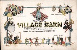 The Popular Village Barn 52 WEST 8th St. Greenwich Village New York City Large Format Postcard Large Format Postcard Large Format Postcard