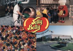 Jelly Belly Herman Goelitz Candy factory Large Format Postcard