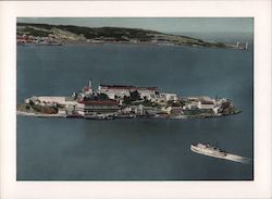 Alcatraz Island Large Format Postcard