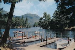 Sparkling Island Beauty of the Fabulous Narrows Section in Lake George Large Format Postcard
