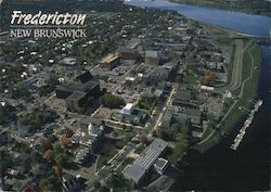 Fredericton's Downtown Core Large Format Postcard