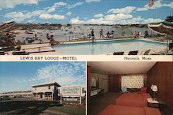 Lewis Bay Lodge Motel Large Format Postcard