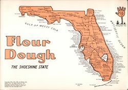 Flour Dough - The Shoeshine State Florida Large Format Postcard Large Format Postcard Large Format Postcard