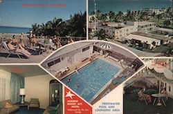 Andrew Resort Apartment Motel Large Format Postcard
