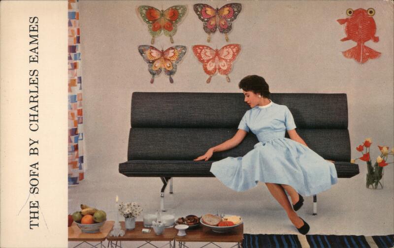The Sofa by Charles Eames - Mid-Century Modern Advertising