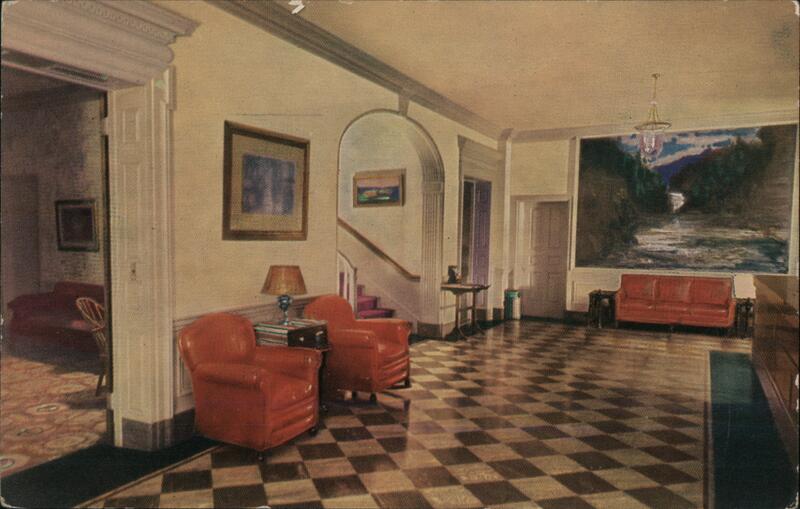 The Hospitable Lobby of the Hotel Beech-Nut Canajoharie New York