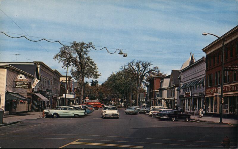 Business District Lancaster New Hampshire Don Sieburg