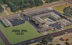 Silver Spur Lodge Postcard