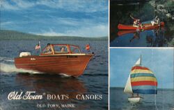 Old Town Boats and Canoes Postcard