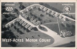 West Acres Motor Court Postcard