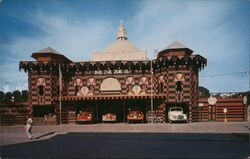 The famous Fire House, Parque de Bombas, built 1883 Postcard