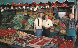 Fabulous Farmers Market Postcard
