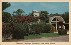 Entrance to The Great Masterpiece Postcard