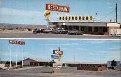 Motel Shawford in 1978 Postcard