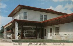 Skyline Motel Postcard