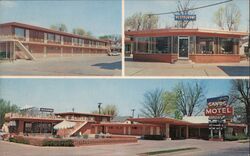 Sands Motel and Restaurant Postcard