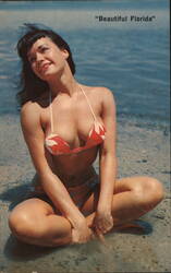 Bettie Page "Beautiful Florida" Postcard