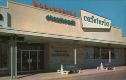 Woolworth's "Crossroads" Cafeteria Postcard