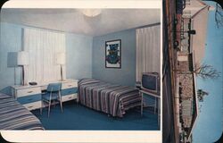 Walp's Motel and Restaurant Postcard