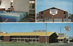 American Family Lodge Postcard