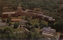 Airview of the Homestead in Alleghany Mountains Postcard