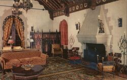 The Music Room of Scotty's Castle Postcard