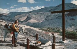Death Valley Scotty's Memorial Postcard