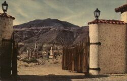 Scotty's Castle Grounds Postcard