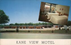 Kane View Motel Postcard