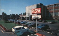 Ramada Inn - At the Sight and Sound of The Rapids Postcard