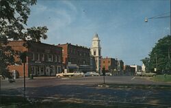 The Center of Town Postcard