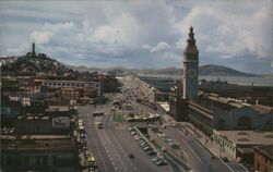 Embarcadero of San Francisco Postcard