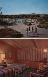 Edgewater Inn Garden Motel Postcard