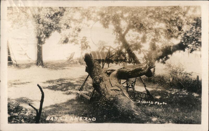 Bass Lake Camping Scene Indiana Ziebold Photo