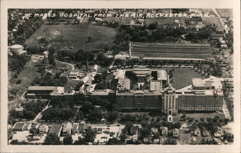 Aerial View of St. Mary's Hospital Rochester Minnesota