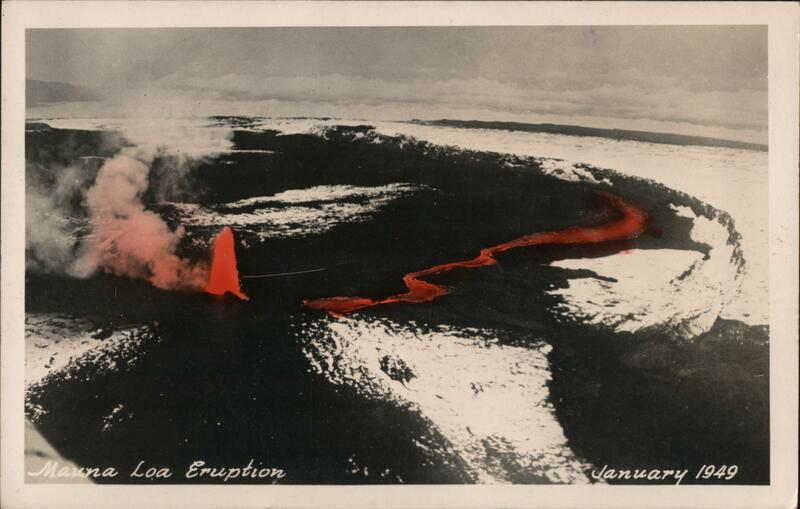 Mauna Loa Eruption January 1949 Hawaii