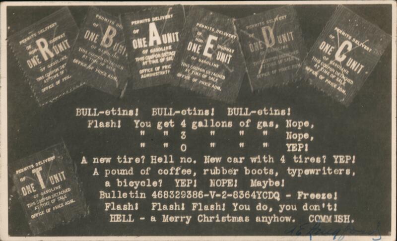 WWII Ration Comic World War II