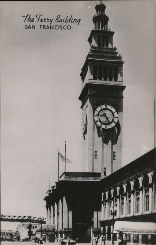 Exterior View of The Ferry Building San Francisco California