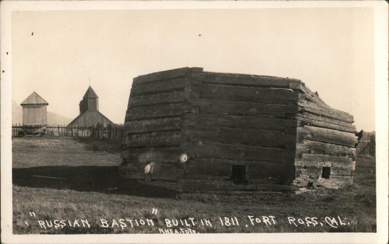 Russian Bastion Built in 1811 Fort Ross California